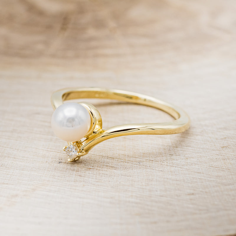 pearl ring designs in gold, pearl ring in silver, pearl jewellery, natura  pearl, pearl silver ring, buy gemstone online – CLARA