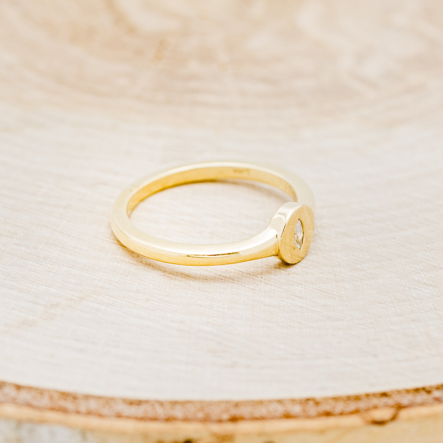 "SANURA" - MARQUISE DIAMOND STACKING BAND-2