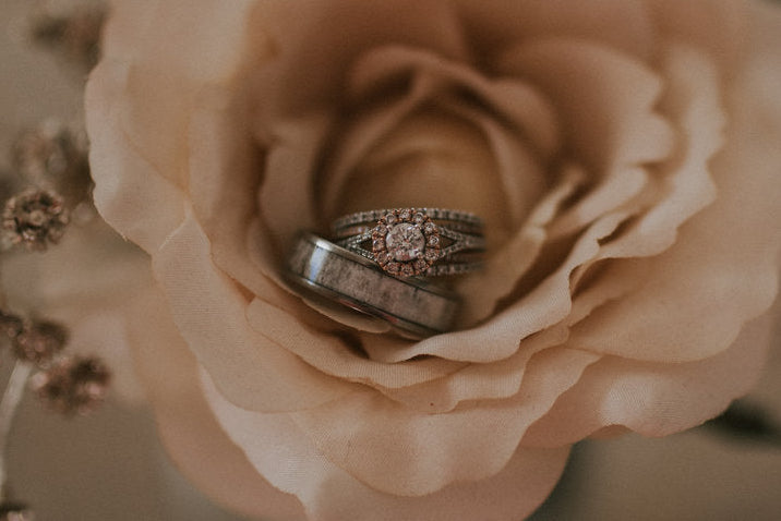 "RAINIER" - ANTLER WEDDING BAND-26