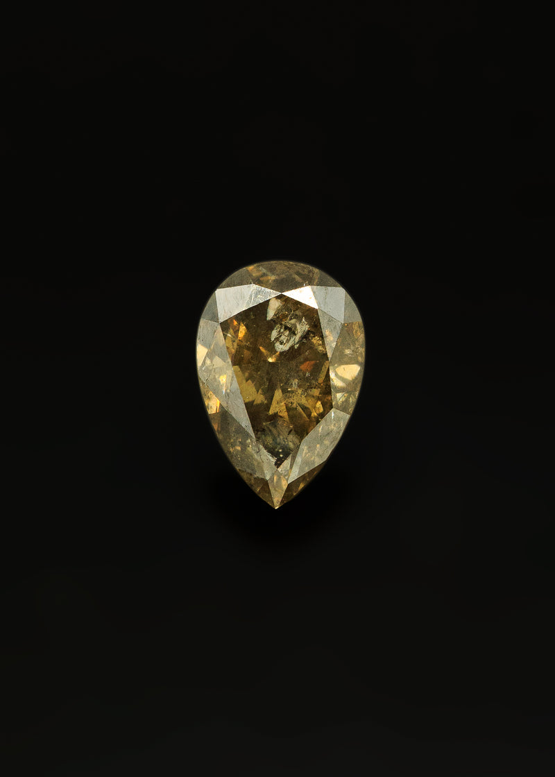 "DUCHESS" PEAR SHAPED CHAMPAGNE DIAMOND