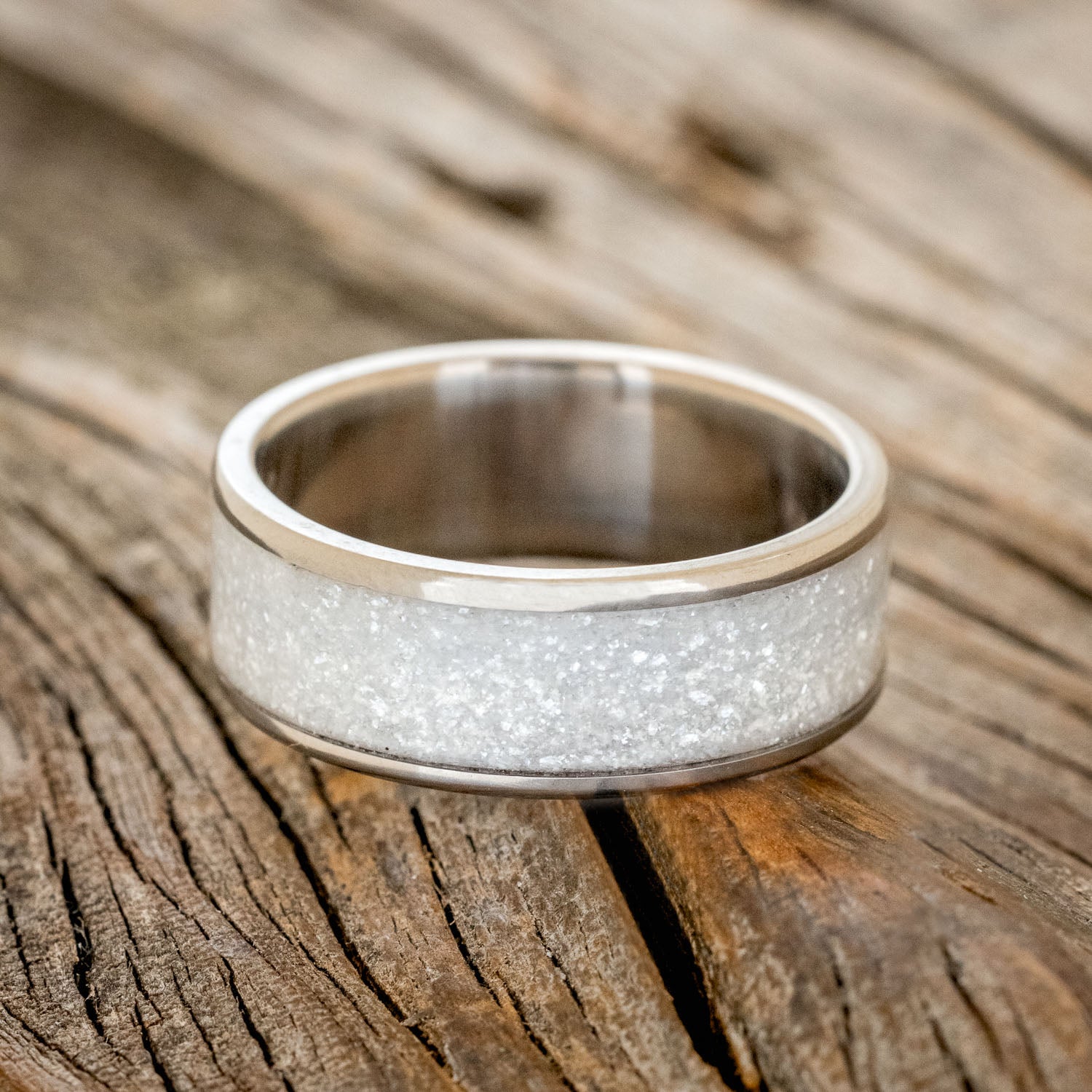 "RAINIER" - DIAMOND DUST WEDDING RING-3