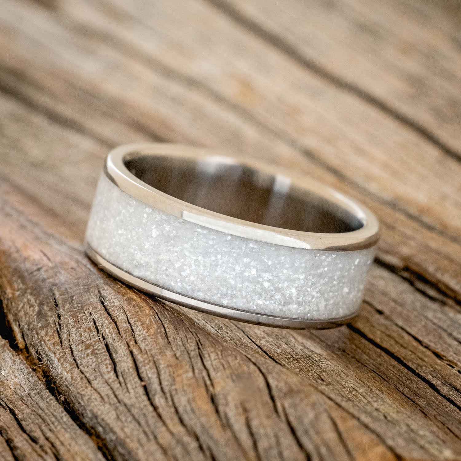 "RAINIER" - DIAMOND DUST WEDDING RING-2