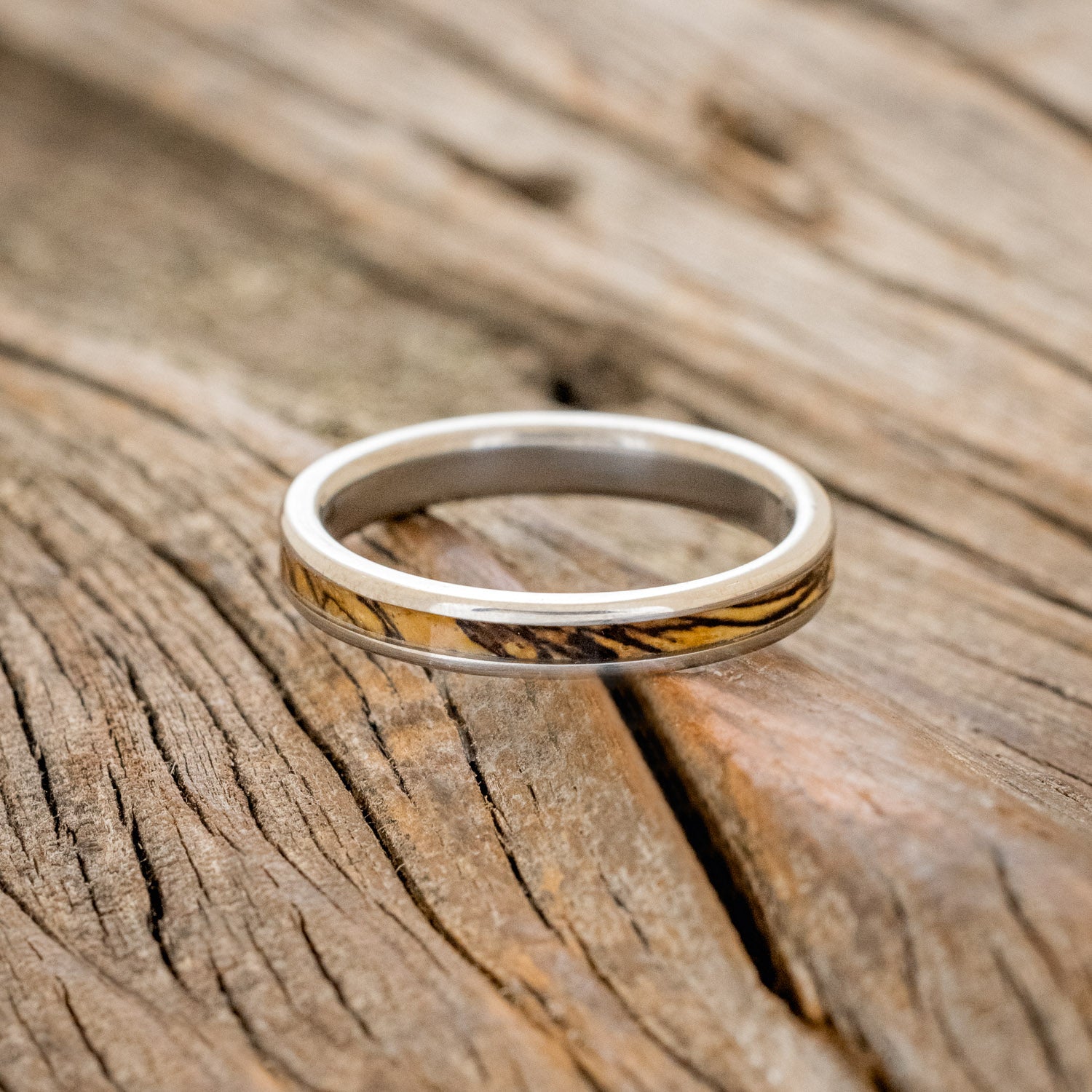 "VERTIGO" - MATCHING SPALTED MAPLE WEDDING BANDS-7