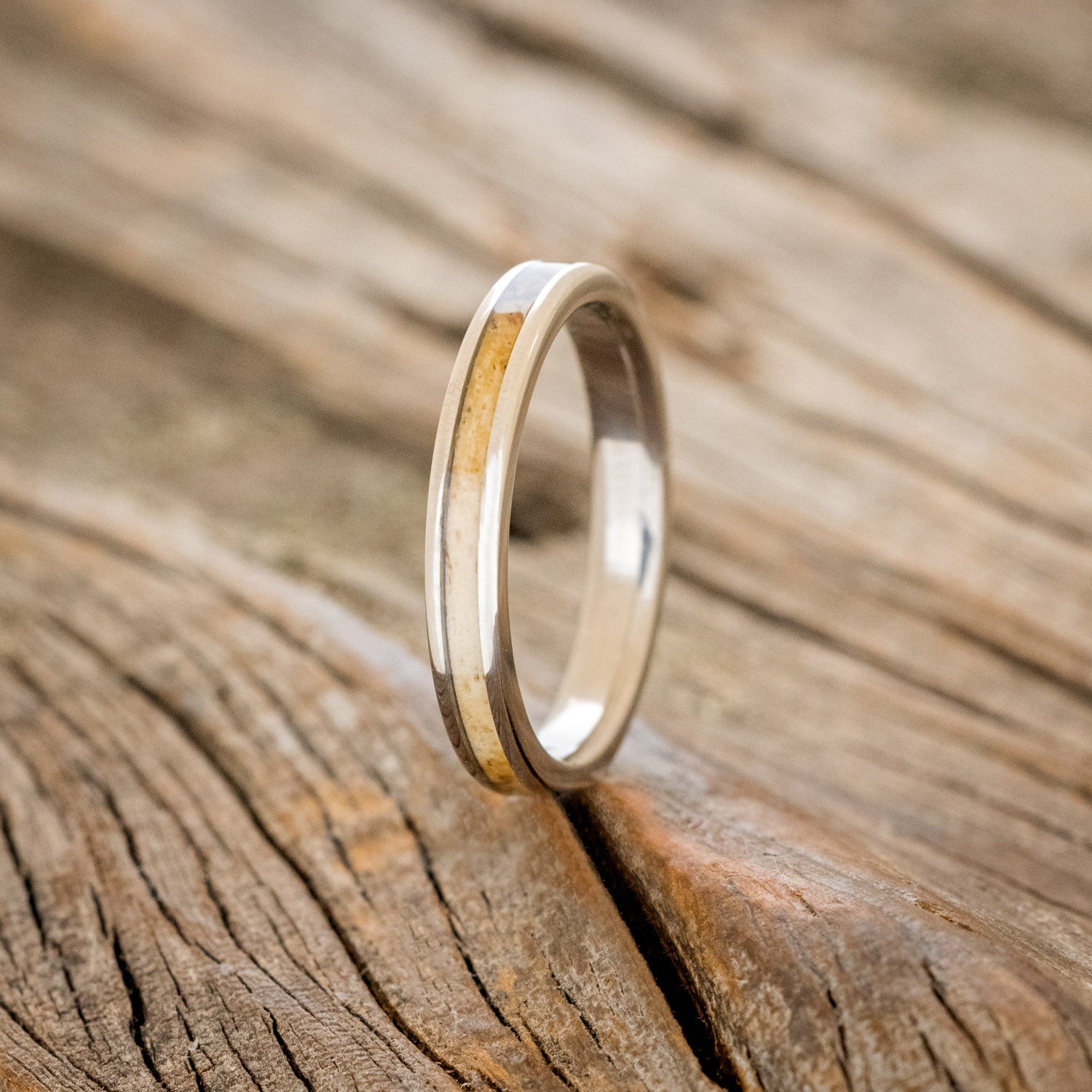 "VERTIGO" - MATCHING SPALTED MAPLE WEDDING BANDS-5