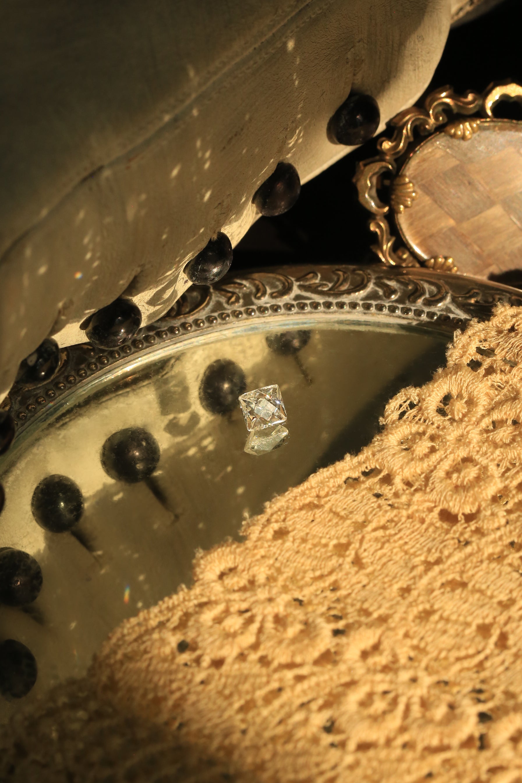 "LOTTIE" - VICTORIAN ERA FRENCH-CUT DIAMOND-8