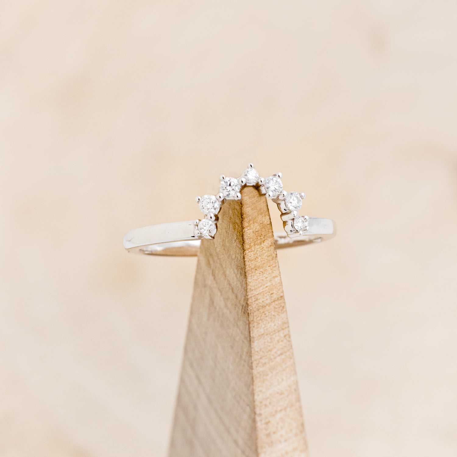 "LAVERNA" - PEAR-SHAPED LAB-GROWN EMERALD ENGAGEMENT RING WITH DIAMOND HALO-13