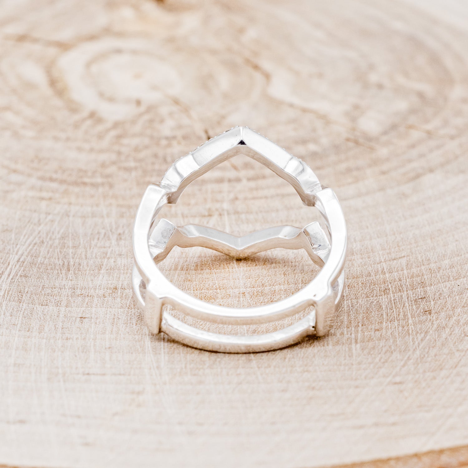 "LUCY IN THE SKY" - RING GUARD WITH DIAMOND ACCENTS-5