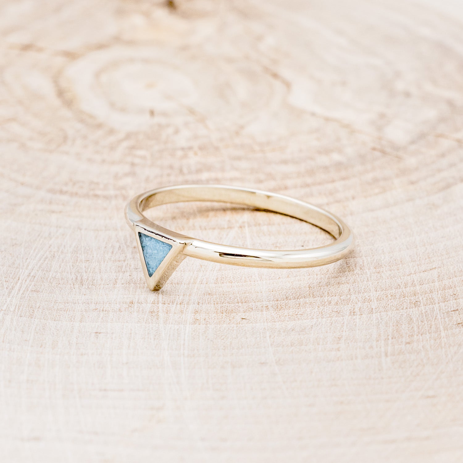 "MERA" - TURQUOISE TRIANGLE STACKING BAND-9