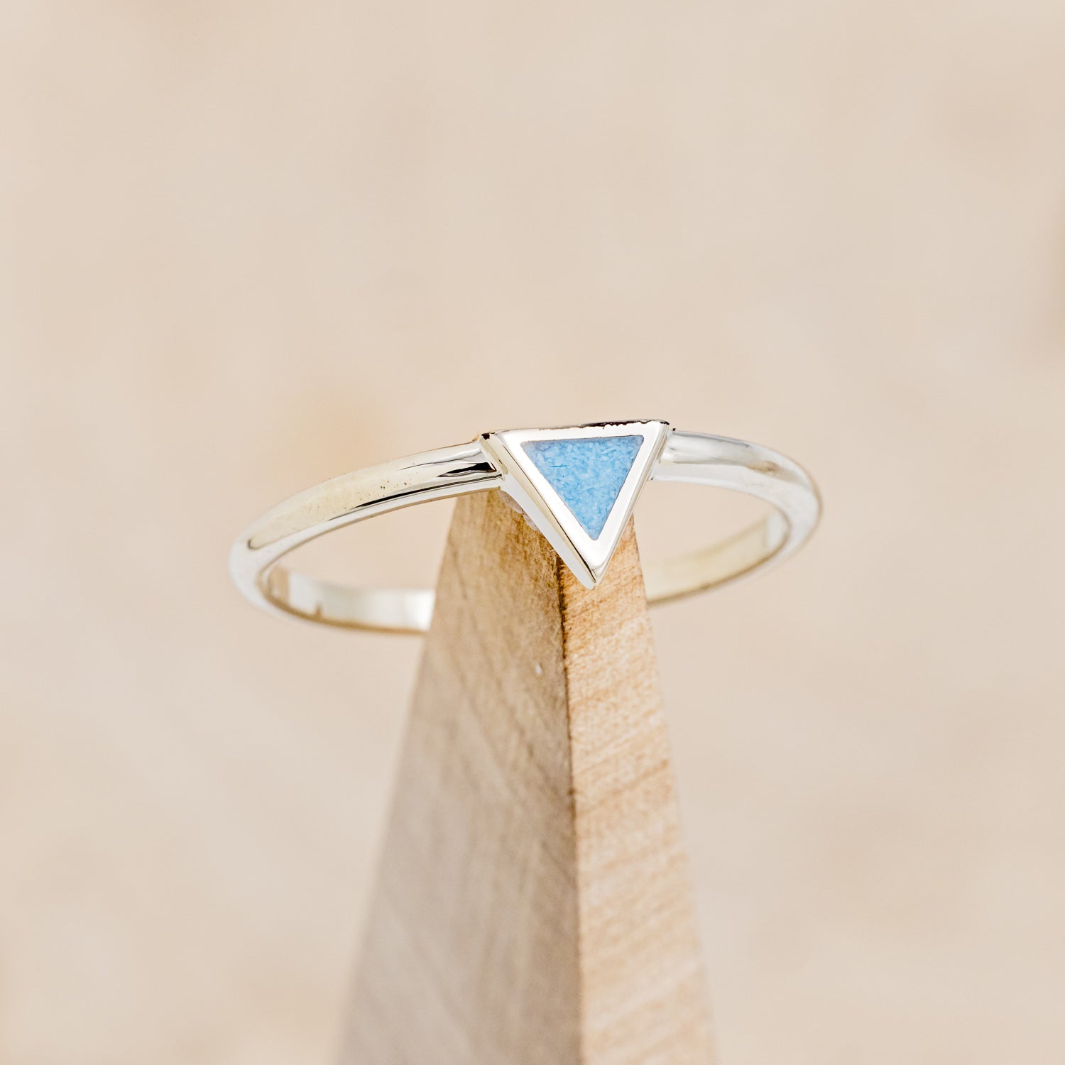 "MERA" - TURQUOISE TRIANGLE STACKING BAND-7