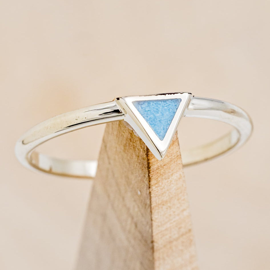 "MERA" - TURQUOISE TRIANGLE STACKING BAND-7