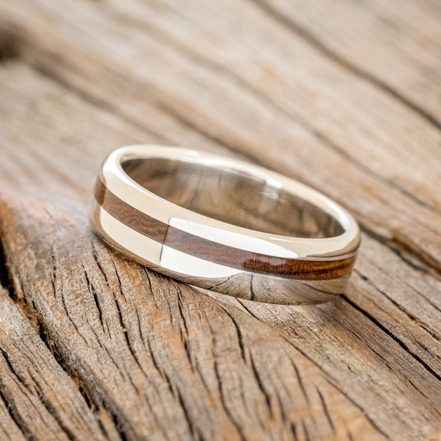 "VERTIGO" - IRONWOOD WEDDING BAND-5