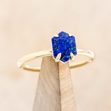 "AURUM" - LAPIS LAZULI SOLITAIRE ENGAGEMENT RING-1