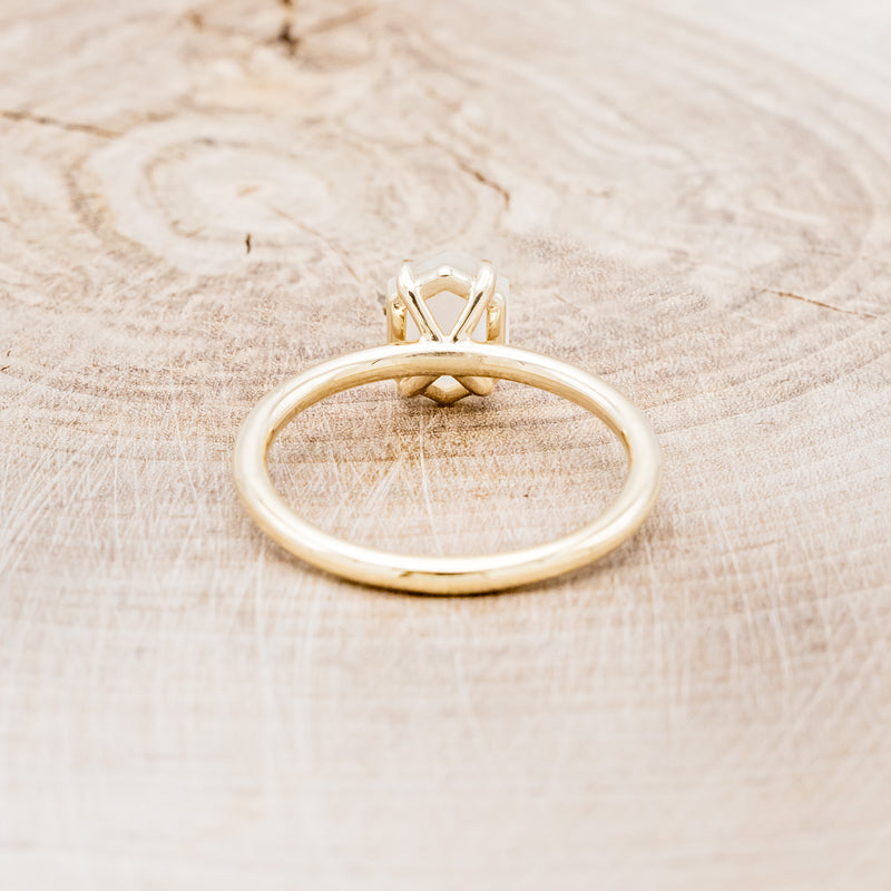 Single Rose Quartz Engagement Ring | Beryl | Braverman Jewelry