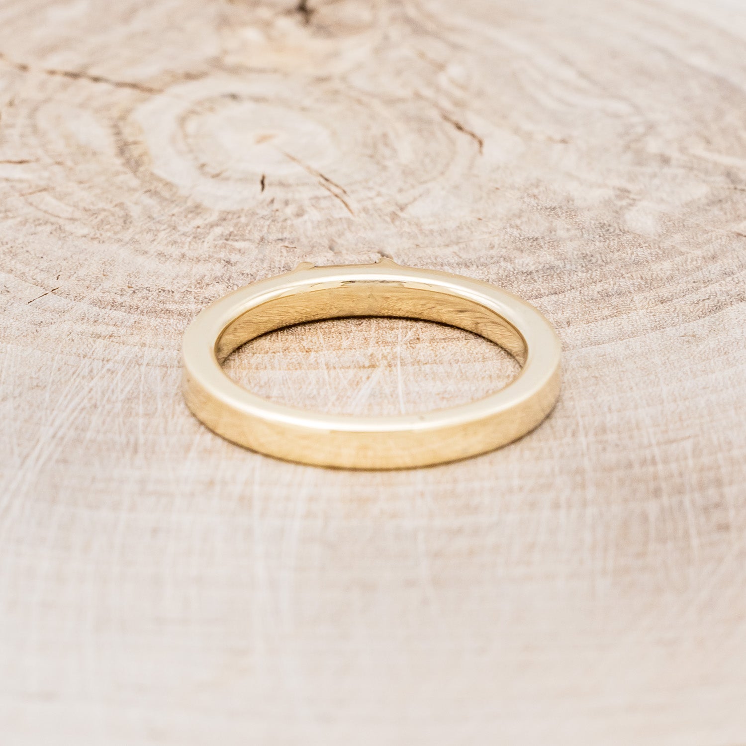 14K GOLD WEDDING BAND WITH AMETHYST CENTER STONE & TURQUOISE INLAYS-5