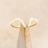 "BIANCA" - BRIDAL SUITE - KITE CUT LAB-GROWN ALEXANDRITE ENGAGEMENT RING WITH ALEXANDRITE & DIAMOND ACCENTS-28