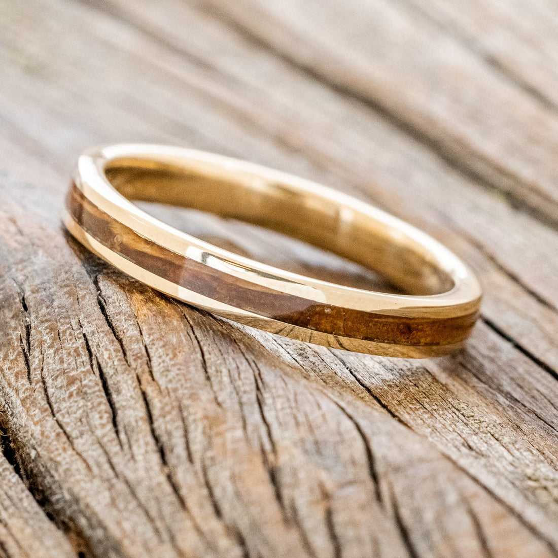 "ETERNA" - WHISKEY BARREL OAK STACKING BAND-13