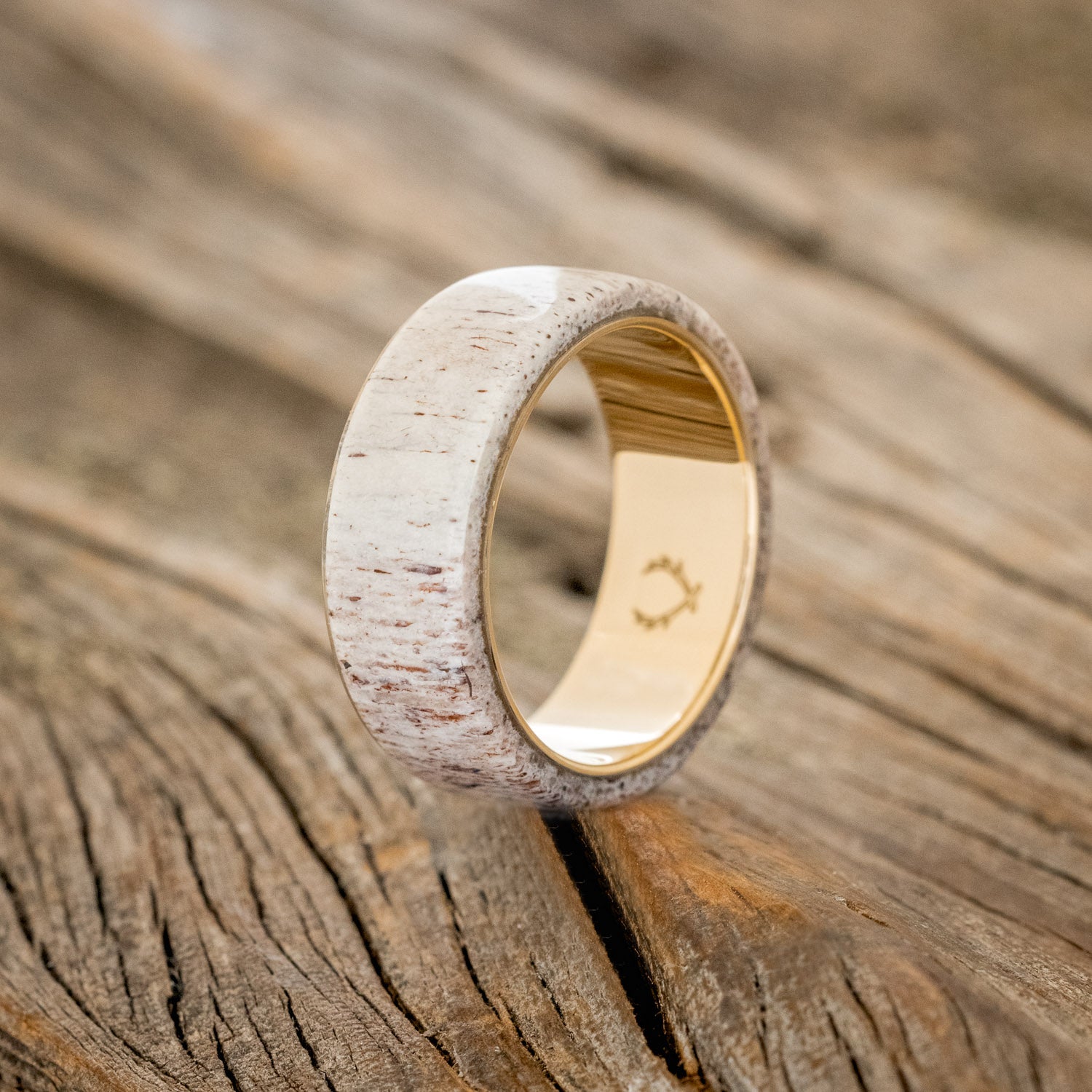 "HAVEN" - ANTLER WEDDING BAND-14