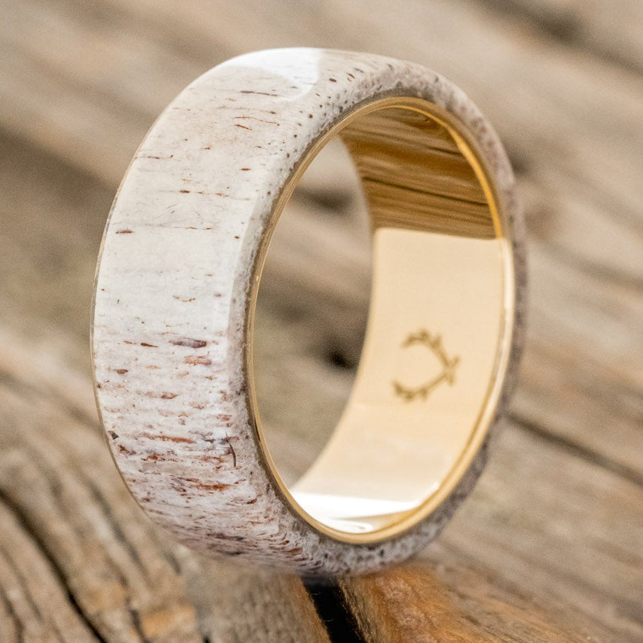 "HAVEN" - ANTLER WEDDING BAND-14
