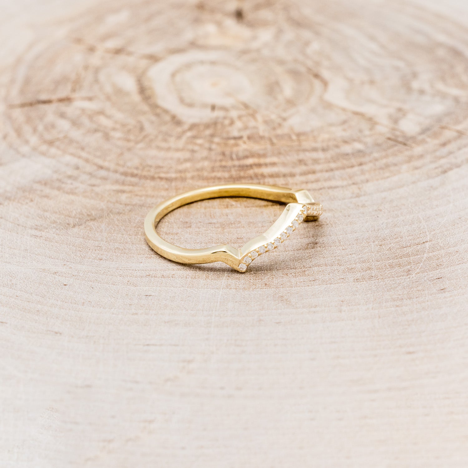 "LUCY IN THE SKY" - ROUND CUT WHITE OPAL ENGAGEMENT RING WITH DIAMOND ACCENTS & TURQUOISE INLAYS WITH DIAMOND TRACER-14