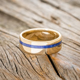 "VERTIGO" - LAPIS LAZULI WEDDING BAND-12