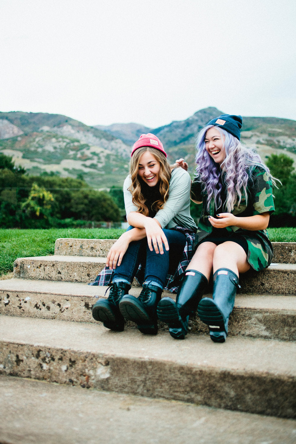 FOLDED SLOUCH BEANIE RED HEATHER-3