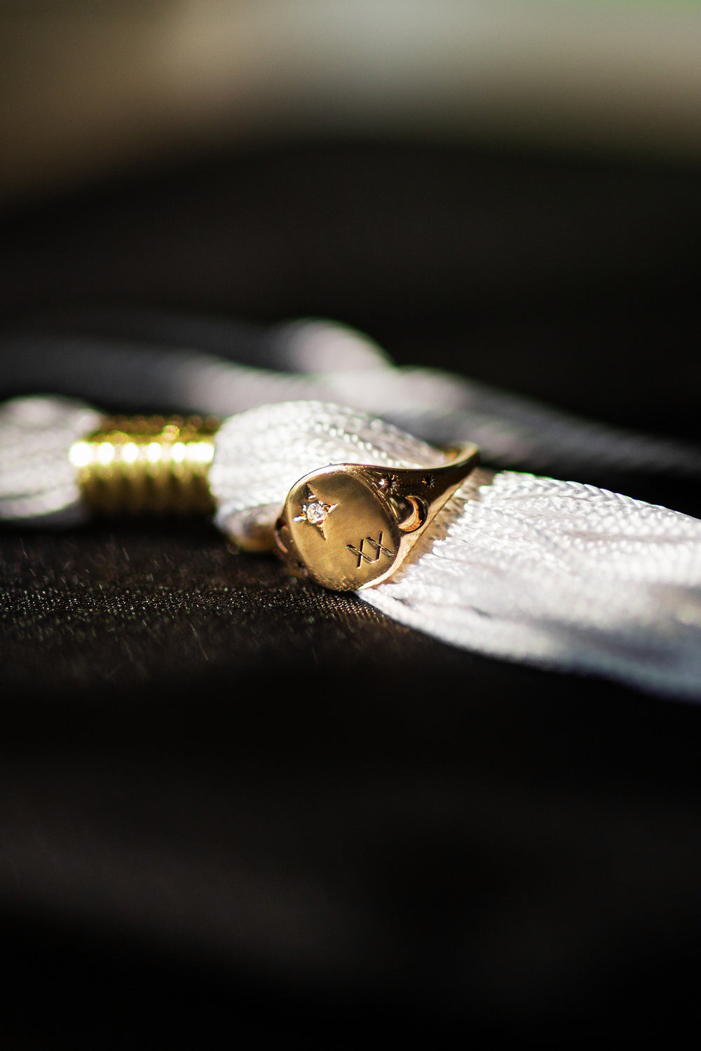 CUSTOM ENGRAVED CLASS RING / CUSTOM SIGNET RING-16