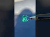 "QUEEN E" - EMERALD CUT EMERALD