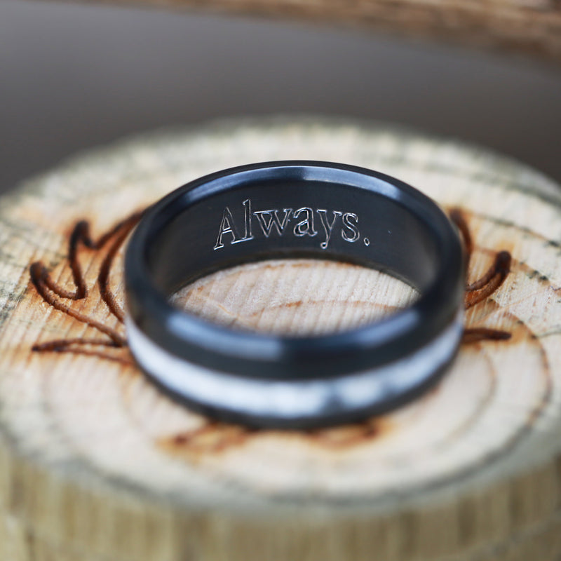 Add A Custom Engraving To Ring#2!? - Staghead Designs - Antler Rings By Staghead Designs