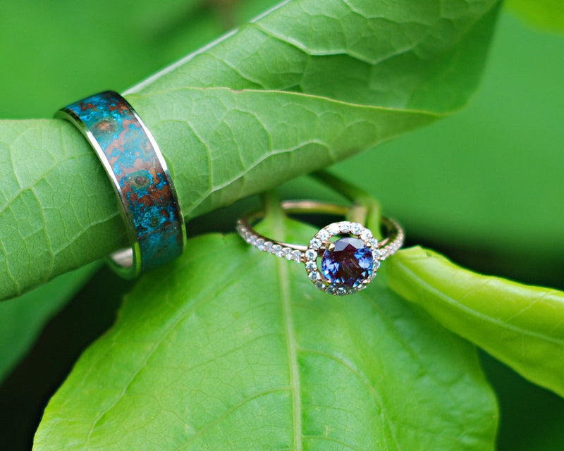 RAINIER - DIAMOND DUST WEDDING RING – Staghead Designs